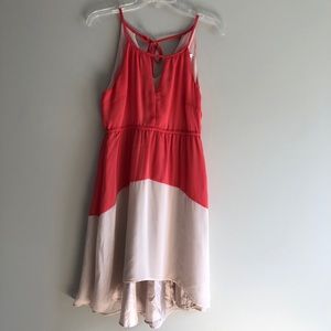 Esley ModCloth High Low colorblock Dress